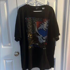 Grateful Dead Black Graphic T-Shirt 4XL Big June 10-11